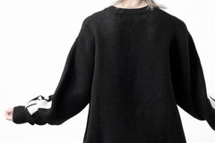 画像をギャラリービューアに読み込む, A.F ARTEFACT GEO PATTERN KNIT TOPS (BLACK x BEIGE)