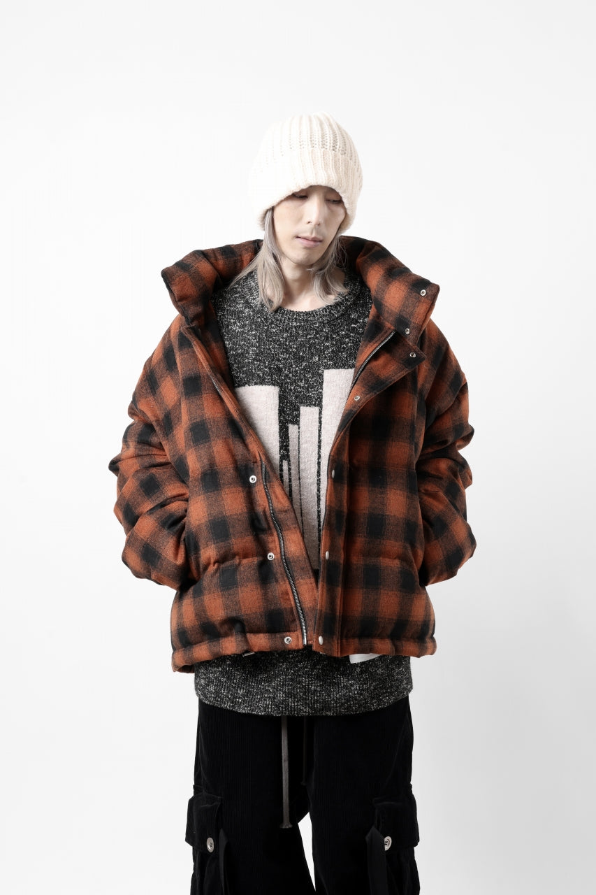 画像をギャラリービューアに読み込む, A.F ARTEFACT GEO PATTERN KNIT TOPS (GREY x BEIGE)