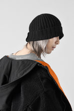 画像をギャラリービューアに読み込む, A.F ARTEFACT WOOL RIB KNIT CAP (BLACK)