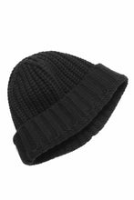 画像をギャラリービューアに読み込む, A.F ARTEFACT WOOL RIB KNIT CAP (BLACK)
