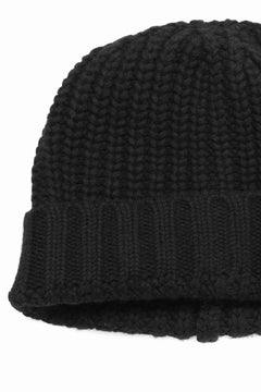 画像をギャラリービューアに読み込む, A.F ARTEFACT WOOL RIB KNIT CAP (BLACK)