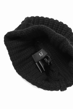 画像をギャラリービューアに読み込む, A.F ARTEFACT WOOL RIB KNIT CAP (BLACK)