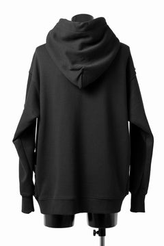 画像をギャラリービューアに読み込む, A.F ARTEFACT FLAP-DETAIL SWEAT HOODIE (BLACK)