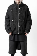 画像をギャラリービューアに読み込む, A.F ARTEFACT COVERALL BLOUSON / CORDUROY & QUILTING PADDED (BLACK)