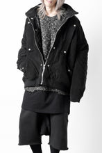 画像をギャラリービューアに読み込む, A.F ARTEFACT COVERALL BLOUSON / CORDUROY & QUILTING PADDED (BLACK)
