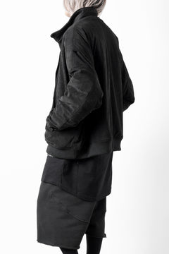 画像をギャラリービューアに読み込む, A.F ARTEFACT COVERALL BLOUSON / CORDUROY & QUILTING PADDED (BLACK)
