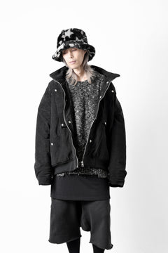 画像をギャラリービューアに読み込む, A.F ARTEFACT COVERALL BLOUSON / CORDUROY & QUILTING PADDED (BLACK)