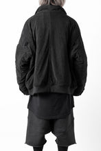 画像をギャラリービューアに読み込む, A.F ARTEFACT COVERALL BLOUSON / CORDUROY & QUILTING PADDED (BLACK)