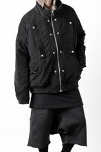 画像をギャラリービューアに読み込む, A.F ARTEFACT COVERALL BLOUSON / CORDUROY & QUILTING PADDED (BLACK)
