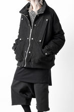 画像をギャラリービューアに読み込む, A.F ARTEFACT COVERALL BLOUSON / CORDUROY & QUILTING PADDED (BLACK)