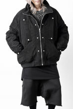 画像をギャラリービューアに読み込む, A.F ARTEFACT COVERALL BLOUSON / CORDUROY & QUILTING PADDED (BLACK)