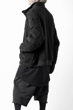 画像をギャラリービューアに読み込む, A.F ARTEFACT COVERALL BLOUSON / CORDUROY & QUILTING PADDED (BLACK)