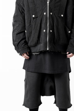 画像をギャラリービューアに読み込む, A.F ARTEFACT COVERALL BLOUSON / CORDUROY & QUILTING PADDED (BLACK)