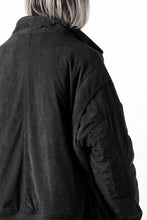 画像をギャラリービューアに読み込む, A.F ARTEFACT COVERALL BLOUSON / CORDUROY & QUILTING PADDED (BLACK)