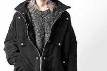 画像をギャラリービューアに読み込む, A.F ARTEFACT COVERALL BLOUSON / CORDUROY & QUILTING PADDED (BLACK)