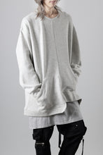 画像をギャラリービューアに読み込む, A.F ARTEFACT ASYMMETRY LOOP HEM TOP / COPE KNIT JERSEY (LIGHT GREY)