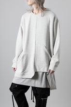 画像をギャラリービューアに読み込む, A.F ARTEFACT ASYMMETRY LOOP HEM TOP / COPE KNIT JERSEY (LIGHT GREY)