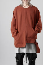 画像をギャラリービューアに読み込む, A.F ARTEFACT ASYMMETRY LOOP HEM TOP / COPE KNIT JERSEY (ORANGE)