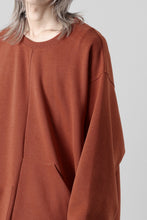 画像をギャラリービューアに読み込む, A.F ARTEFACT ASYMMETRY LOOP HEM TOP / COPE KNIT JERSEY (ORANGE)