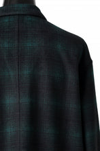 画像をギャラリービューアに読み込む, A.F ARTEFACT SNAPPED OVER SHIRT / OMBRE FLANNEL (BLACK x KHAKI)