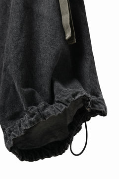 画像をギャラリービューアに読み込む, A.F ARTEFACT EXTREME WIDE CARGO PANTS / FADED DENIM (VINTAGE BLACK)