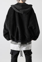 Load image into Gallery viewer, A.F ARTEFACT MA-1 HOODIE JACKET / TEDDY BOA FLEECE (BLACK)