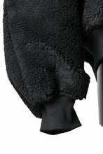 Load image into Gallery viewer, A.F ARTEFACT MA-1 HOODIE JACKET / TEDDY BOA FLEECE (BLACK)