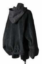 Load image into Gallery viewer, A.F ARTEFACT MA-1 HOODIE JACKET / TEDDY BOA FLEECE (BLACK)