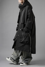 画像をギャラリービューアに読み込む, A.F ARTEFACT ZIP HOODIE COAT / TEDDY BOA FLEECE LINING (BLACK)