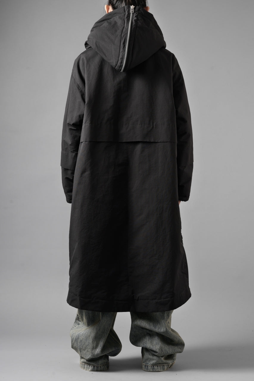 画像をギャラリービューアに読み込む, A.F ARTEFACT ZIP HOODIE COAT / TEDDY BOA FLEECE LINING (BLACK)