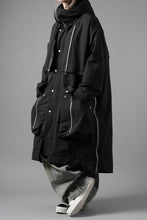 画像をギャラリービューアに読み込む, A.F ARTEFACT ZIP HOODIE COAT / TEDDY BOA FLEECE LINING (BLACK)