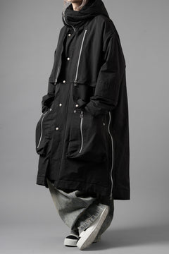画像をギャラリービューアに読み込む, A.F ARTEFACT ZIP HOODIE COAT / TEDDY BOA FLEECE LINING (BLACK)