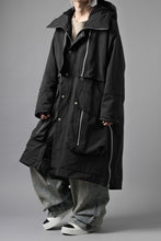 画像をギャラリービューアに読み込む, A.F ARTEFACT ZIP HOODIE COAT / TEDDY BOA FLEECE LINING (BLACK)