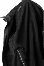 画像をギャラリービューアに読み込む, A.F ARTEFACT ZIP HOODIE COAT / TEDDY BOA FLEECE LINING (BLACK)