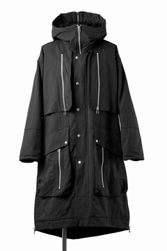 画像をギャラリービューアに読み込む, A.F ARTEFACT ZIP HOODIE COAT / TEDDY BOA FLEECE LINING (BLACK)