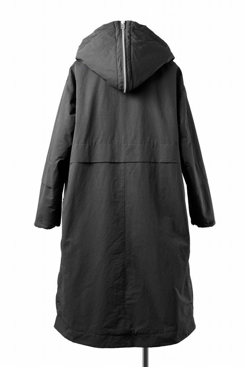 画像をギャラリービューアに読み込む, A.F ARTEFACT ZIP HOODIE COAT / TEDDY BOA FLEECE LINING (BLACK)