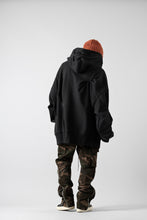 画像をギャラリービューアに読み込む, A.F ARTEFACT RANDOM TUCK EMBROIDERY SWEAT HOODIE (BLACK)