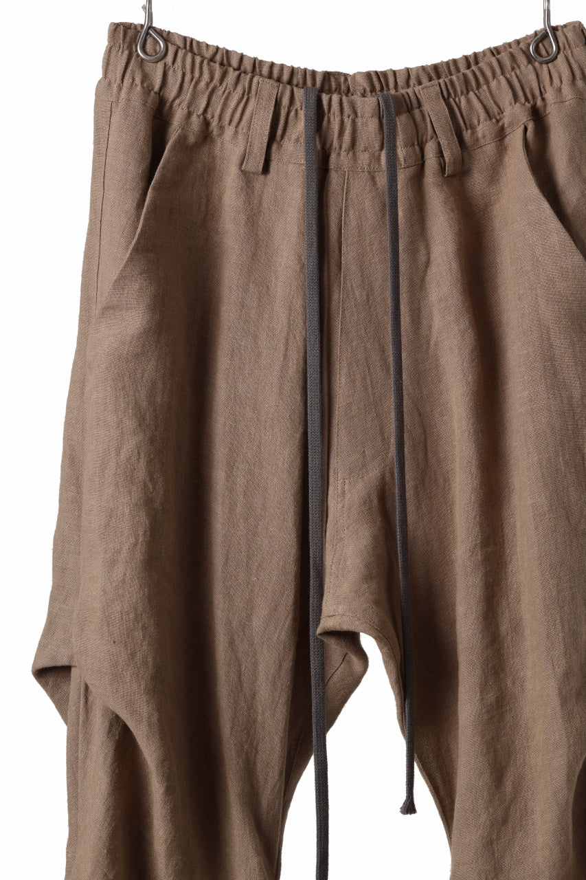 画像をギャラリービューアに読み込む, A.F ARTEFACT TUCK VOLUME BAGGY PANTS / ORGANIC LINEN (BEIGE)
