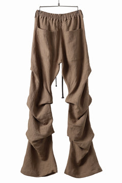 画像をギャラリービューアに読み込む, A.F ARTEFACT TUCK VOLUME BAGGY PANTS / ORGANIC LINEN (BEIGE)