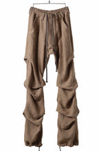 画像をギャラリービューアに読み込む, A.F ARTEFACT TUCK VOLUME BAGGY PANTS / ORGANIC LINEN (BEIGE)