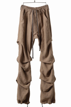 画像をギャラリービューアに読み込む, A.F ARTEFACT TUCK VOLUME BAGGY PANTS / ORGANIC LINEN (BEIGE)