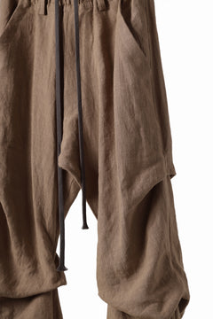 画像をギャラリービューアに読み込む, A.F ARTEFACT TUCK VOLUME BAGGY PANTS / ORGANIC LINEN (BEIGE)