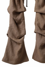 画像をギャラリービューアに読み込む, A.F ARTEFACT TUCK VOLUME BAGGY PANTS / ORGANIC LINEN (BEIGE)