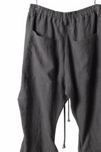 画像をギャラリービューアに読み込む, A.F ARTEFACT TUCK VOLUME BAGGY PANTS / ORGANIC LINEN (GREY)