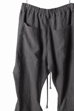 画像をギャラリービューアに読み込む, A.F ARTEFACT TUCK VOLUME BAGGY PANTS / ORGANIC LINEN (GREY)