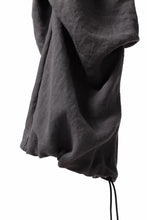 画像をギャラリービューアに読み込む, A.F ARTEFACT TUCK VOLUME BAGGY PANTS / ORGANIC LINEN (GREY)