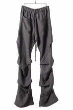 画像をギャラリービューアに読み込む, A.F ARTEFACT TUCK VOLUME BAGGY PANTS / ORGANIC LINEN (GREY)