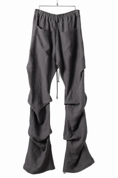画像をギャラリービューアに読み込む, A.F ARTEFACT TUCK VOLUME BAGGY PANTS / ORGANIC LINEN (GREY)