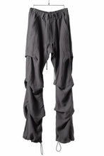 画像をギャラリービューアに読み込む, A.F ARTEFACT TUCK VOLUME BAGGY PANTS / ORGANIC LINEN (GREY)