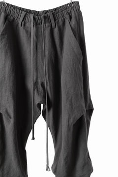 画像をギャラリービューアに読み込む, A.F ARTEFACT TUCK VOLUME BAGGY PANTS / ORGANIC LINEN (GREY)